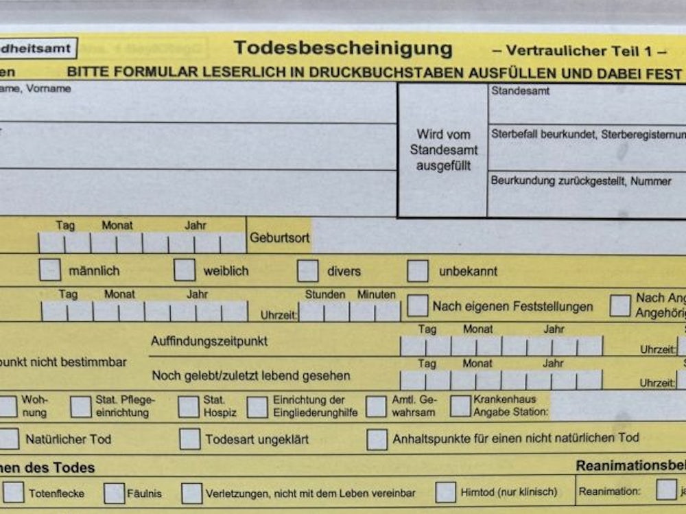 Sterben In Bayern: Wenn Der Tod Ganz Plötzlich Kommt