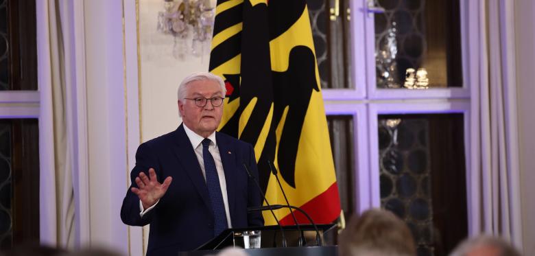 Steinmeier Von Pro Palästinensischen Demonstranten Bei Rede Unterbrochen