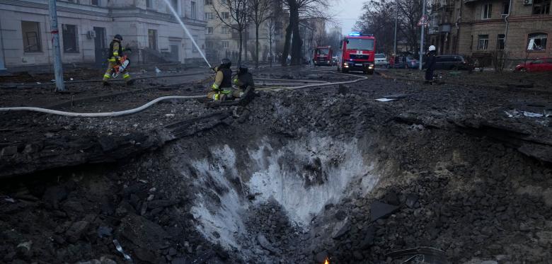 Massive Raketenangriffe Auf Kiew Mit Zwölf Verletzten