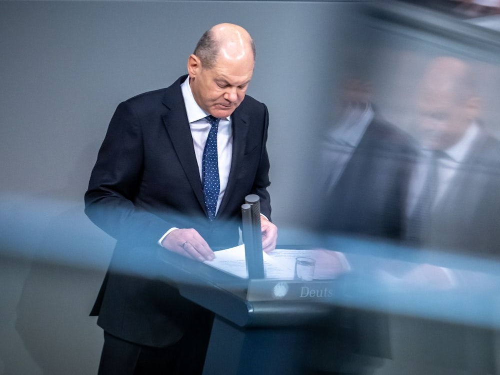 Bundestag: Scholz Gibt Regierungserklärung Zu Eu Gipfel Ab