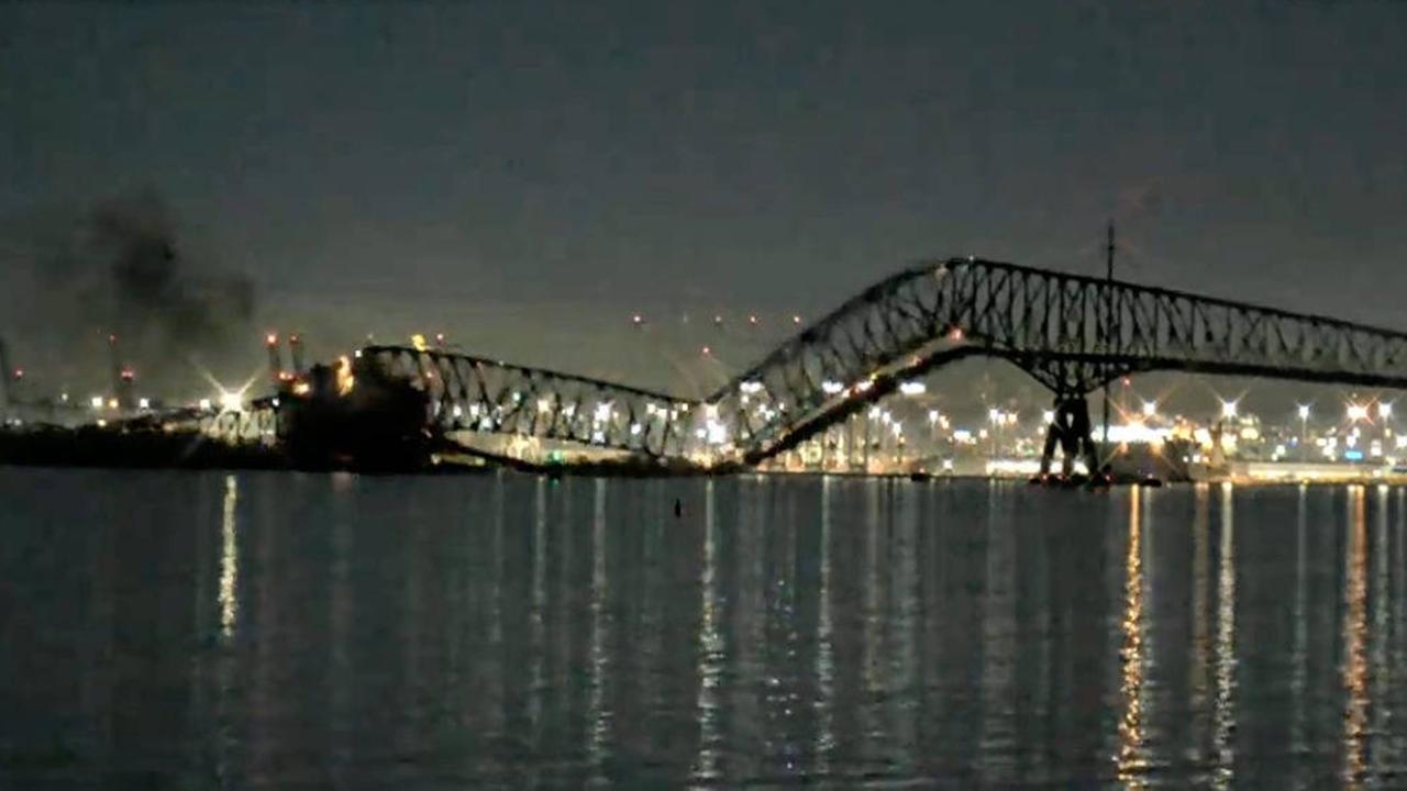 Nach Schiffskollision: Brücke In Baltimore In Den Usa Eingestürzt