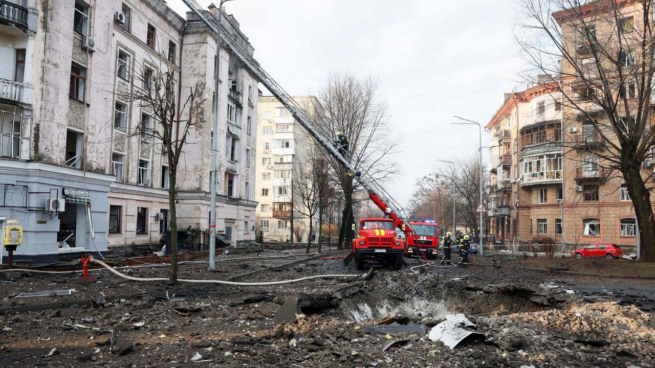 Erster Großer Raketenangriff Auf Kiew Seit Wochen