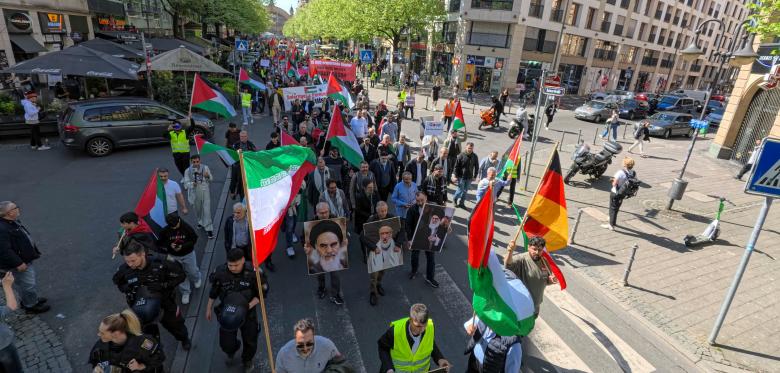 Rund 750 Personen Bei Al Quds Demonstration