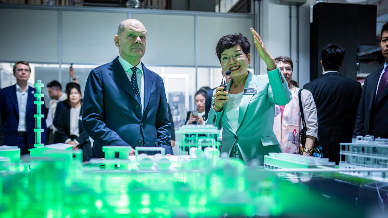 China Besuch: Scholz Fordert Faireren Wettbewerb