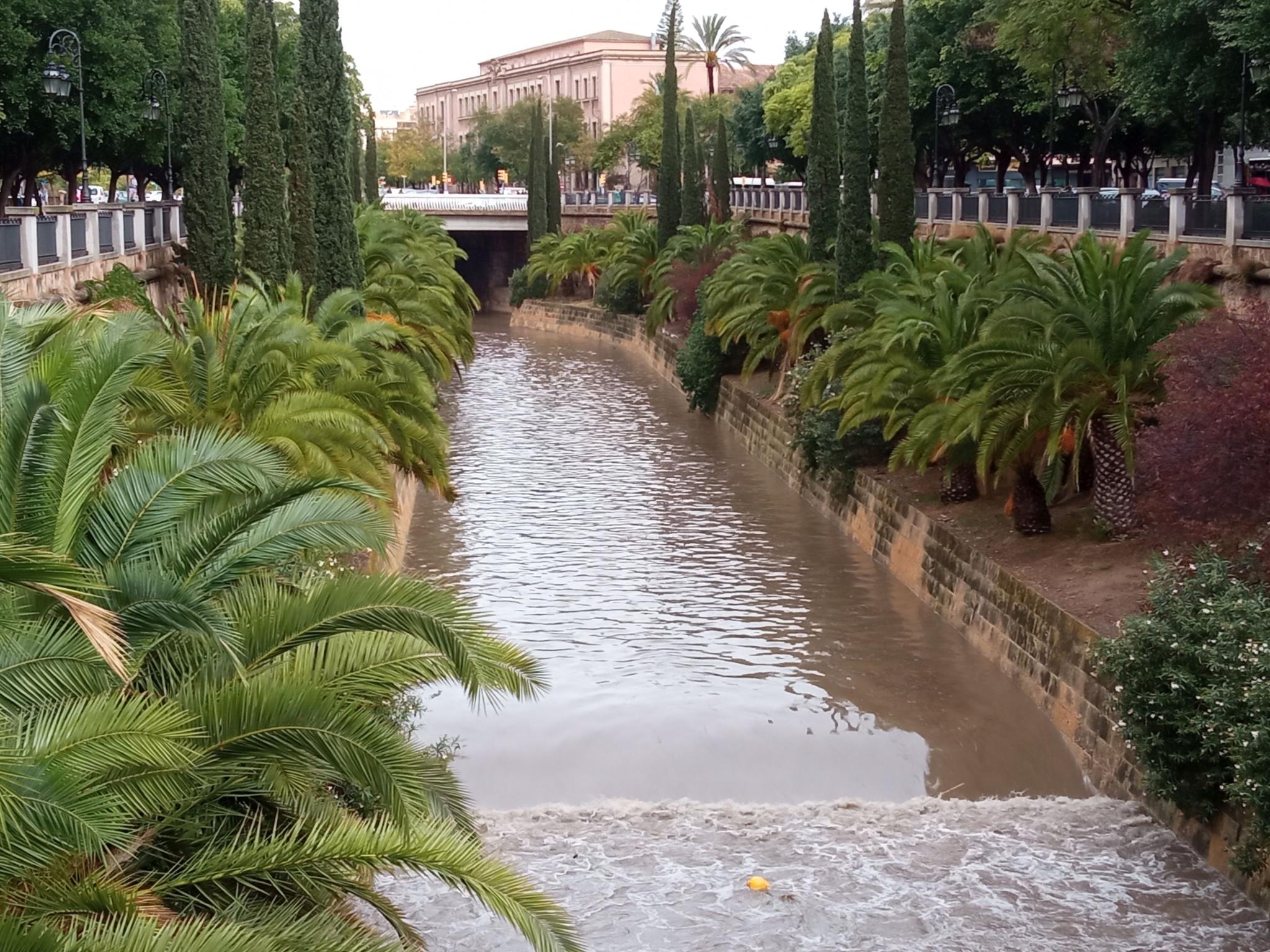 Der Herbst Ist Da! Heftiger Wolkenbruch Lässt Sturzbach In Palma Anschwellen