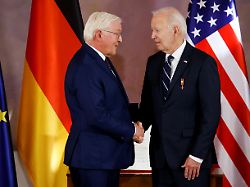 "historischer Glücksfall": Us Präsident Biden Erhält Höchste Deutsche Auszeichnung