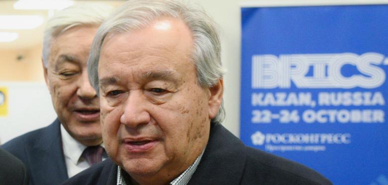 "guterres Reist Nach Kasan, Um An Putins Propaganda Party Teilzunehmen"