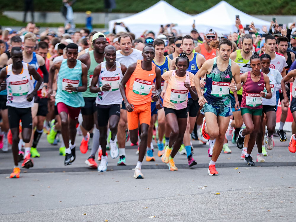 Leichtathletik: Haifischbecken München Marathon