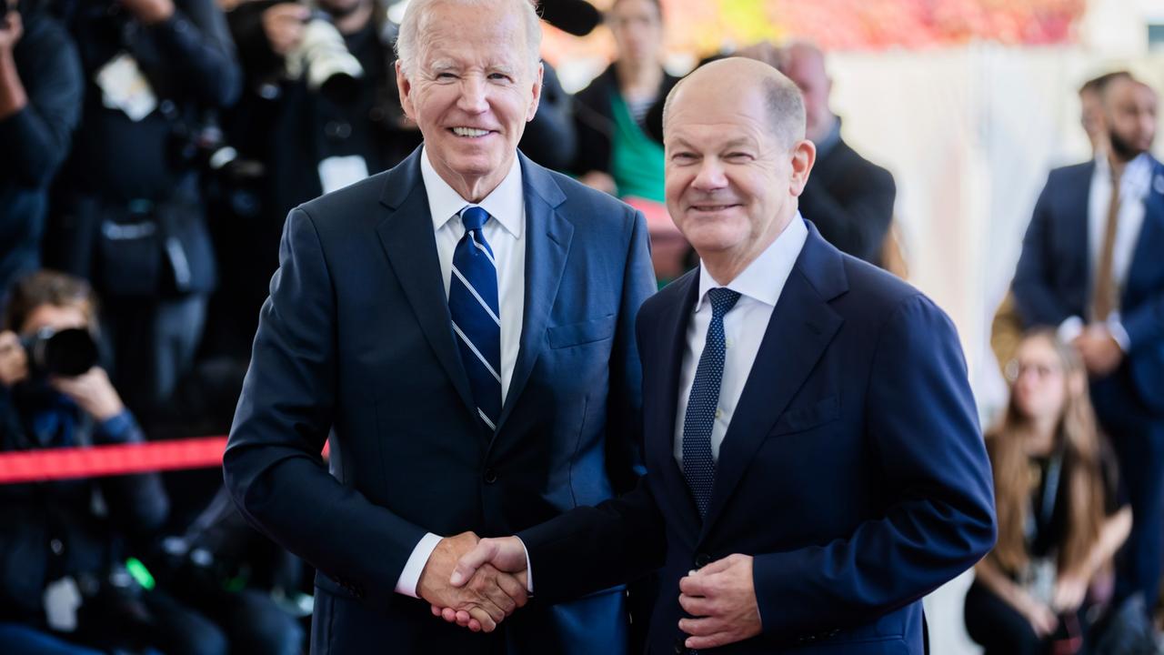 Scholz Und Biden Bekräftigen Transatlantische Freundschaft