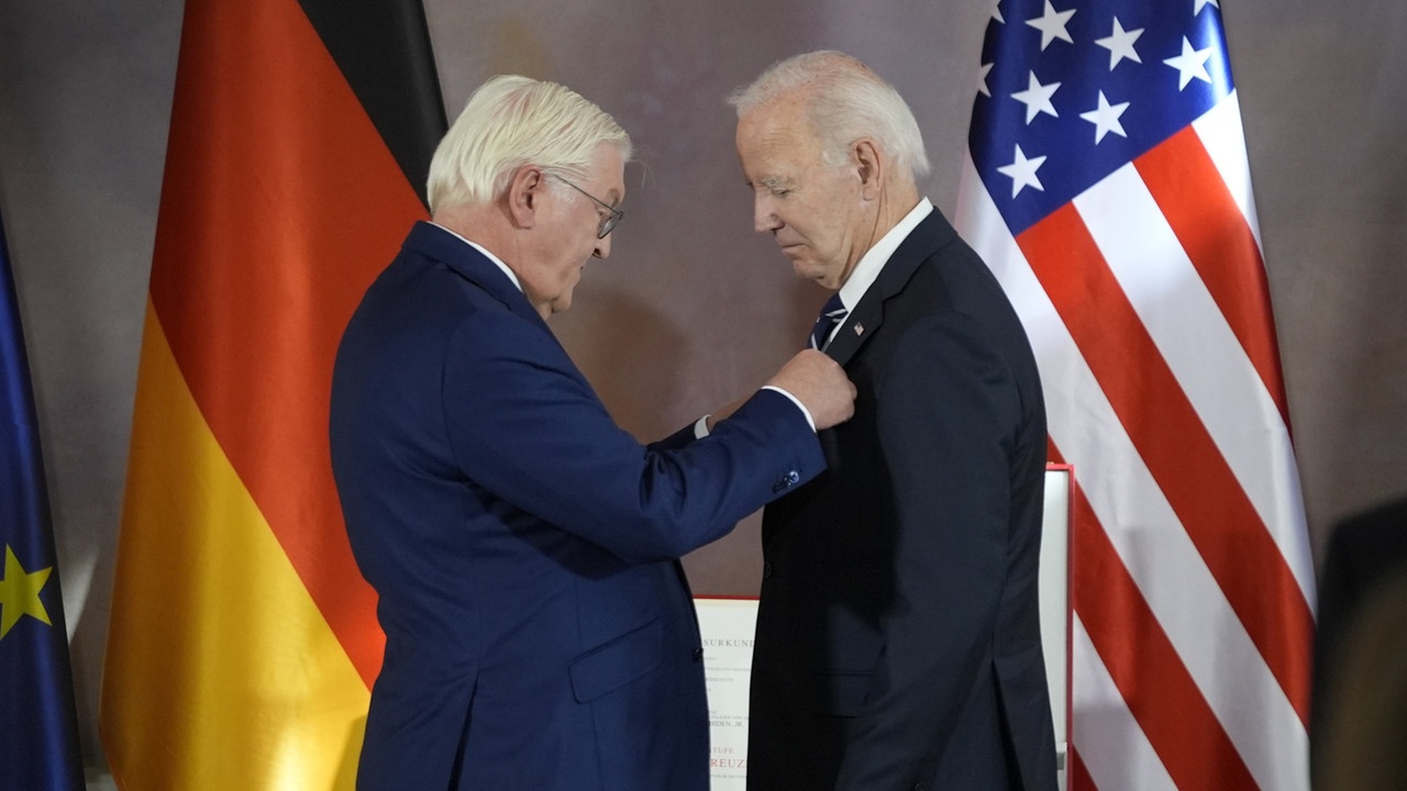 Us Präsident Biden Mit Deutschlands Höchster Auszeichnung Geehrt